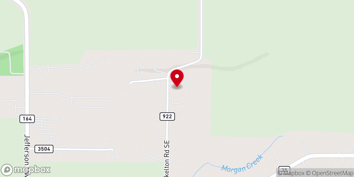 Map showing location of New Life Bible Church
