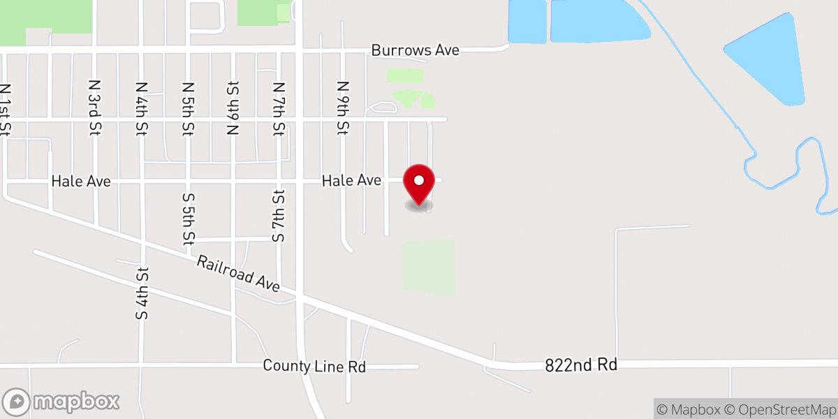 Map showing location of Fellowship Bible Church