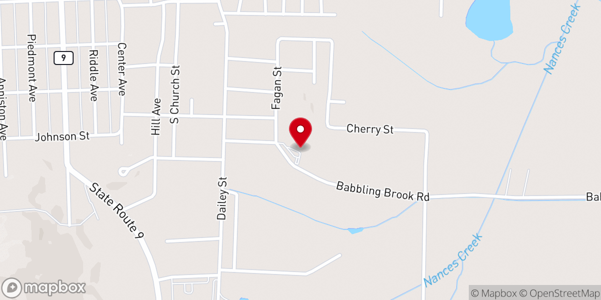 Map showing location of Saint Joachim Catholic Church