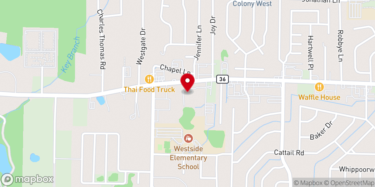 Map showing location of Saint Paul Global Methodist Church