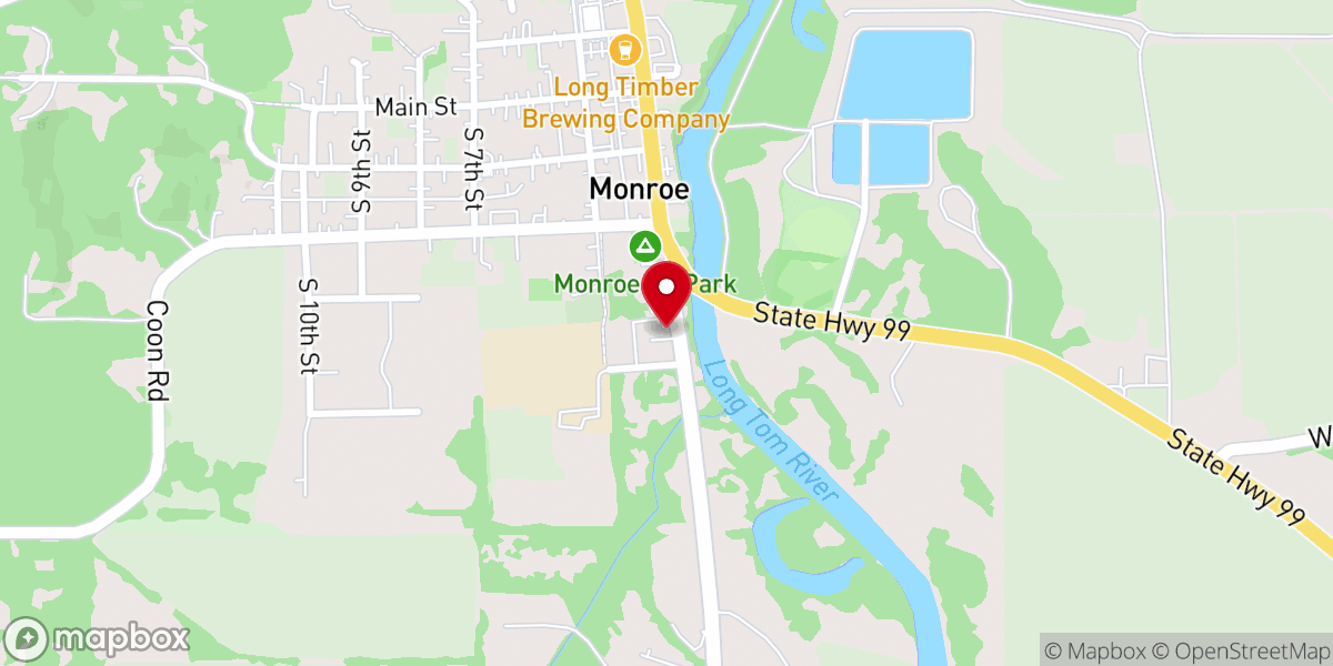 Map showing location of St Rose of Lima Catholic Church