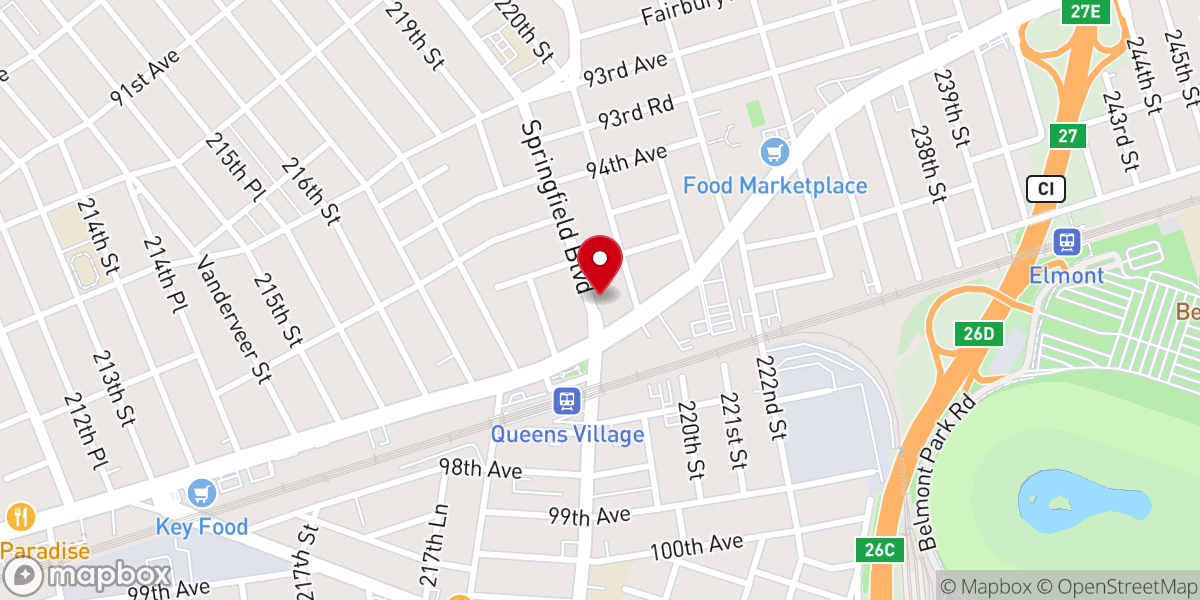 Map showing location of Iglesia de Cristo la Roca