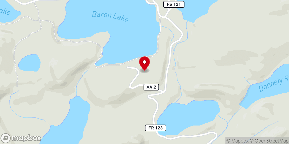 Map showing location of Columbia Chapel