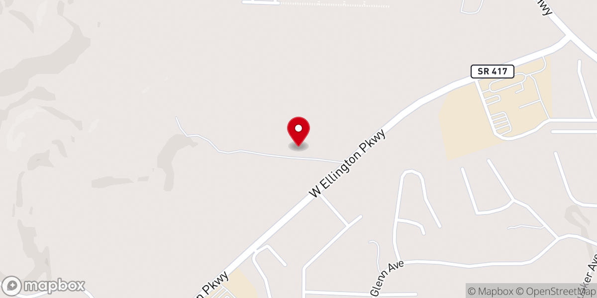 Map showing location of Flat Rock Farms