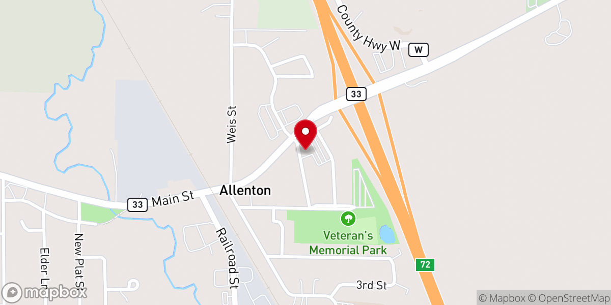 Map showing location of Resurrection Ccd Office