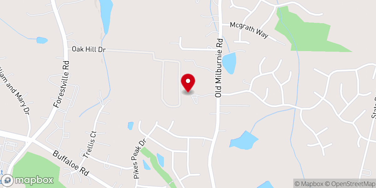 Map showing location of Grace Baptist Church