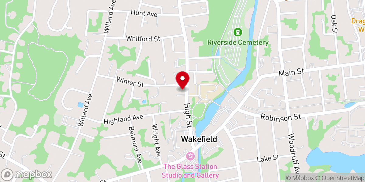 Map showing location of St. Francis Rectory