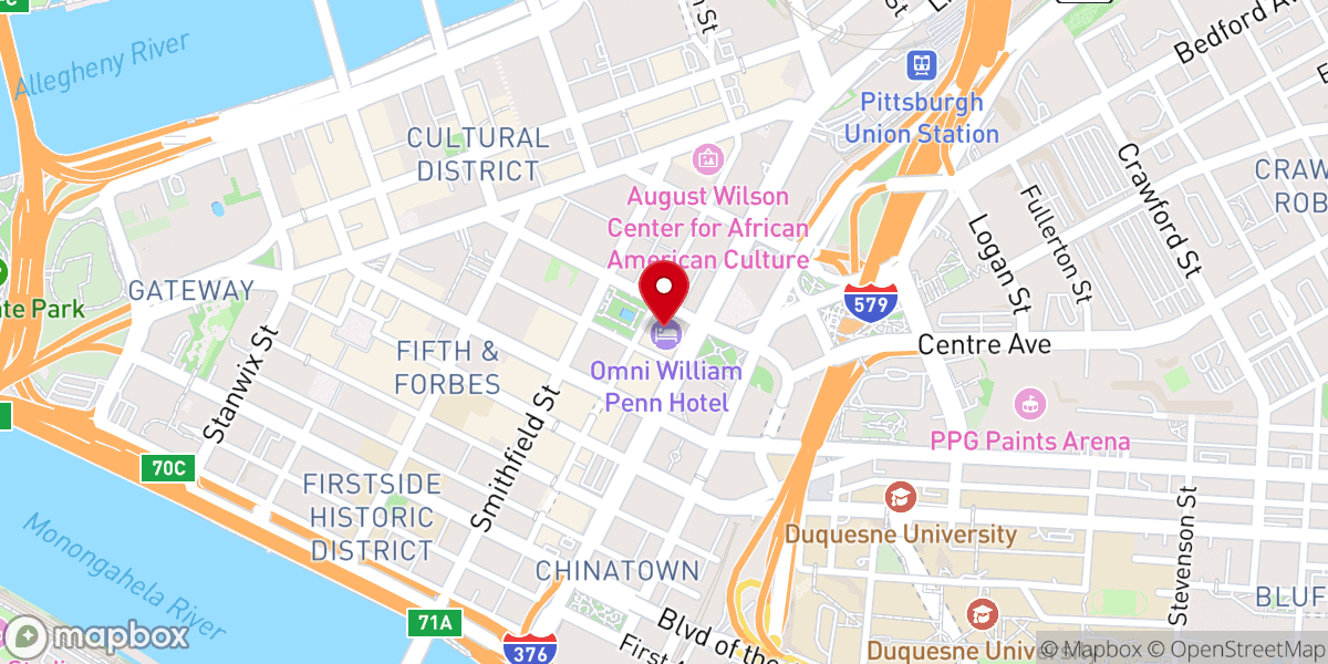 Map showing location of Carnegie Rotary Club Foundation