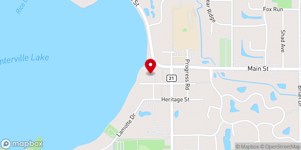 Map showing location of St. Genevieve Catholic Church - Parish Office