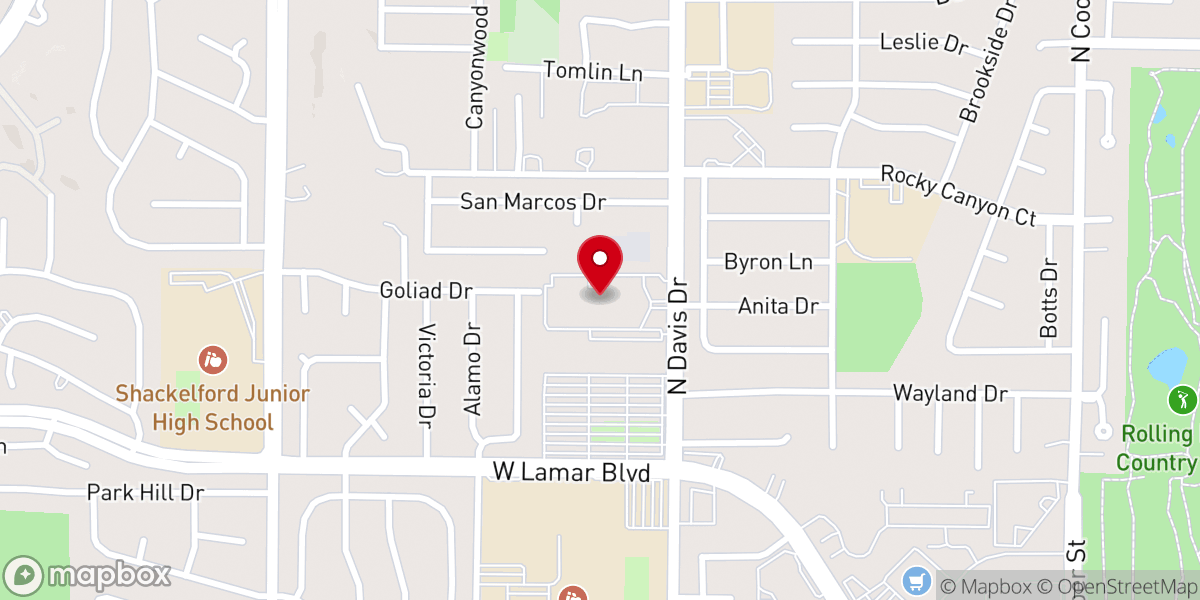 Map showing location of Most Blessed Sacrament Catholic Church