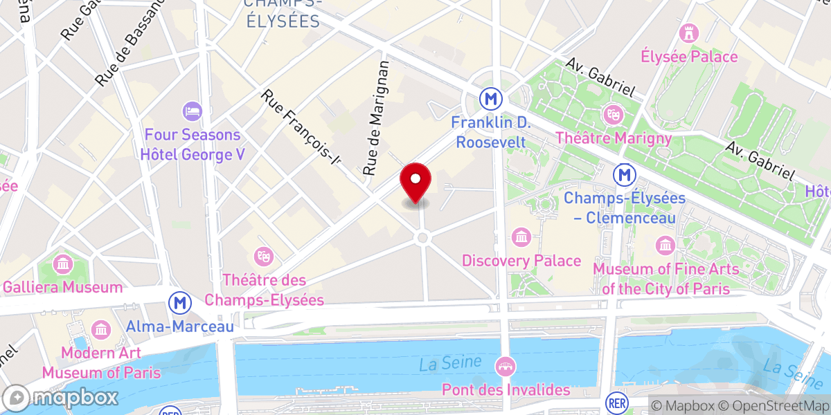 Map showing location of CFC France