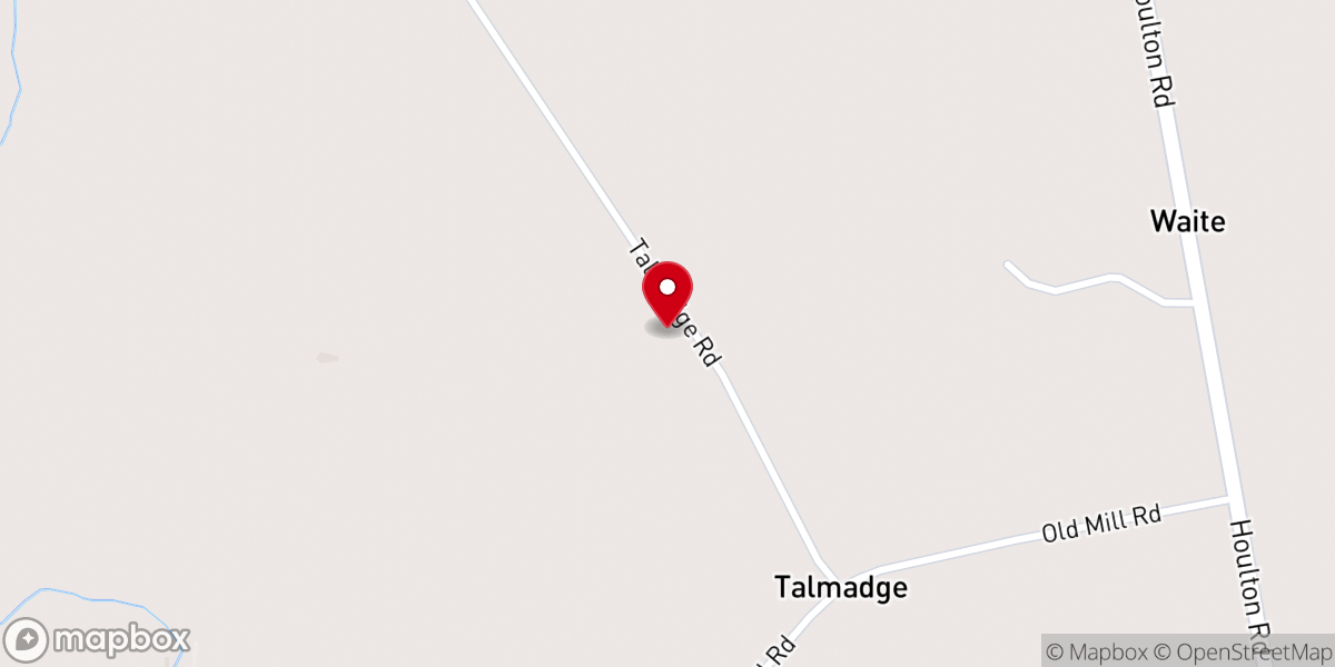 Map showing location of Bethel Chapel