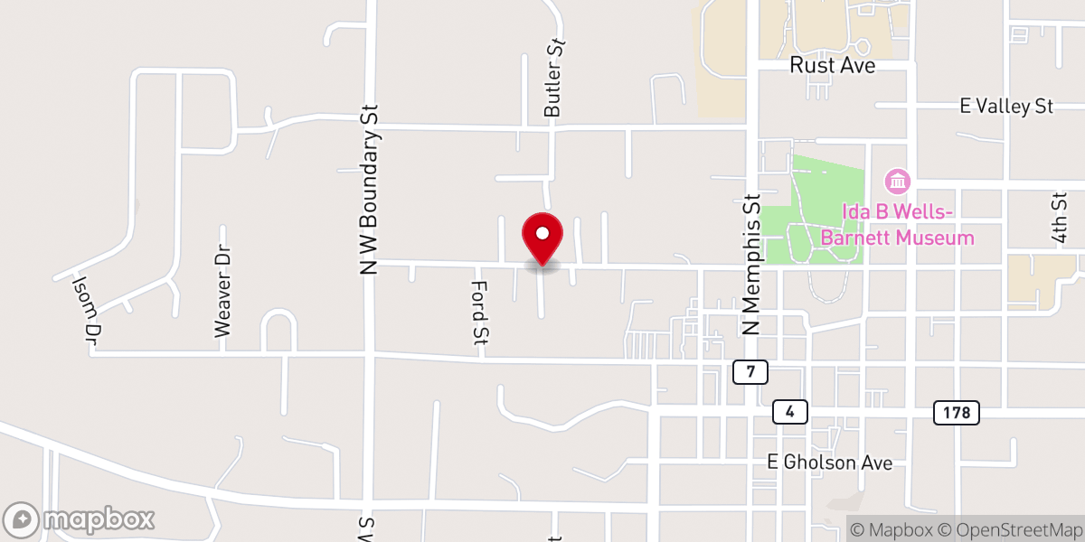 Map showing location of Next Level Ministries of Tennessee