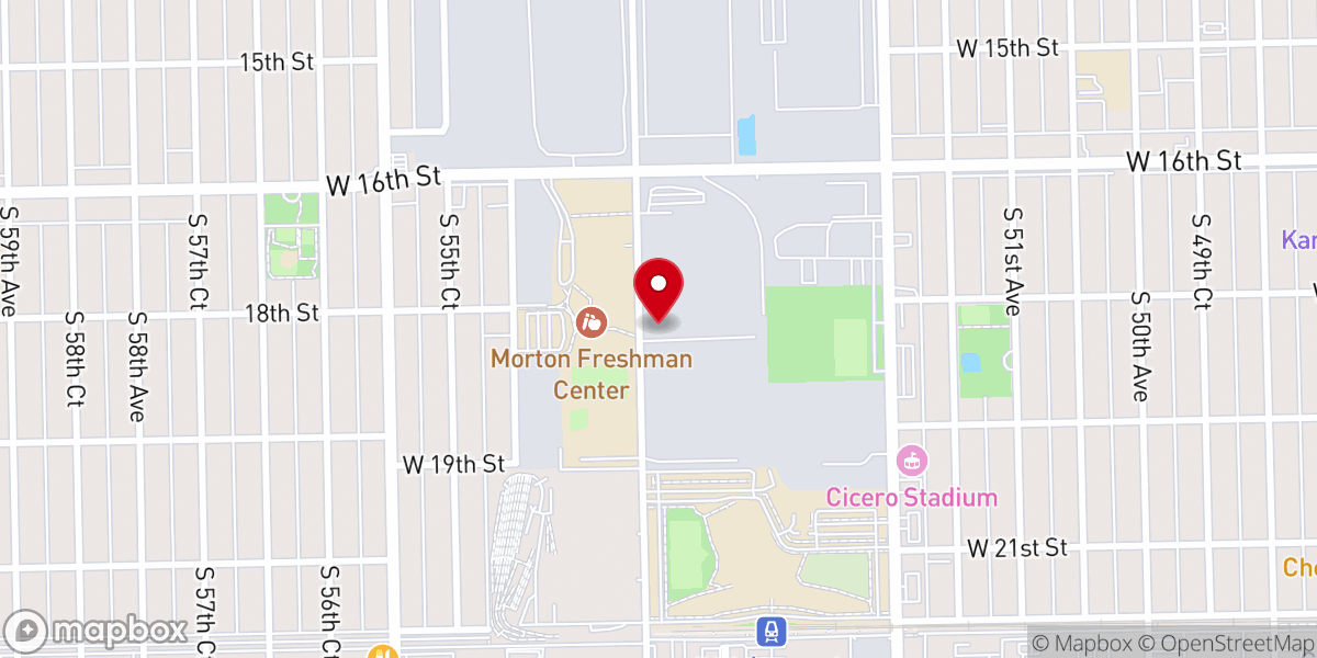 Map showing location of Comunidad Cristiana Vida Abundante