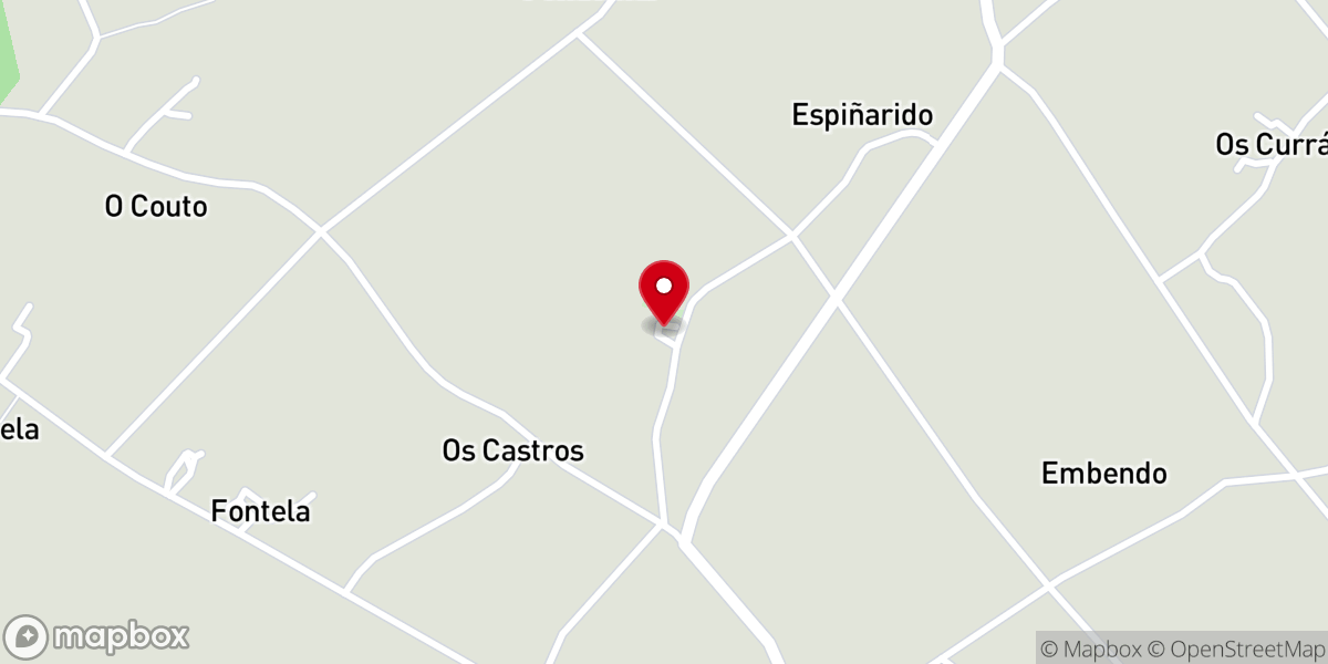 Map showing location of Iglesia de San Lorenzo de Arbol