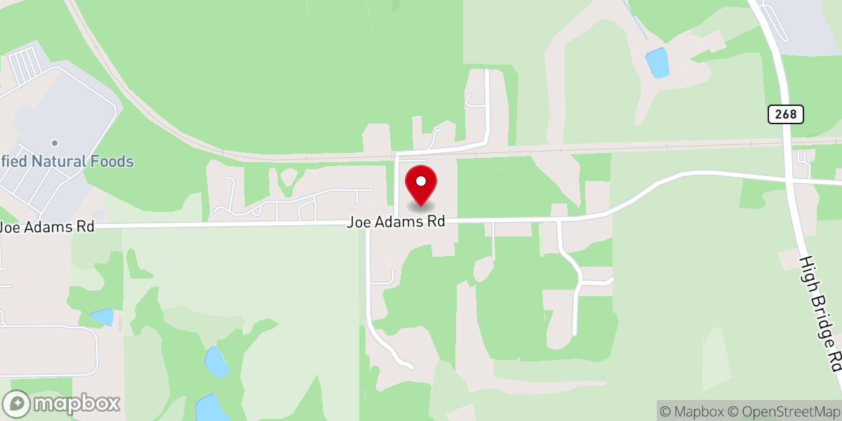 Map showing location of First Restored Church of Jesus Christ