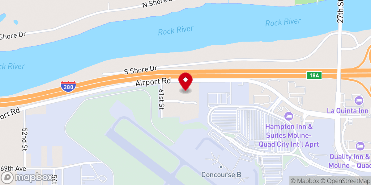 Map showing location of Faith Evangelical Free Church