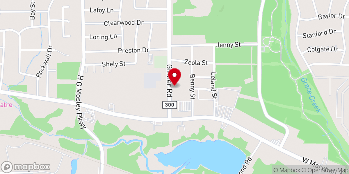Map showing location of Word of Faith Outreach