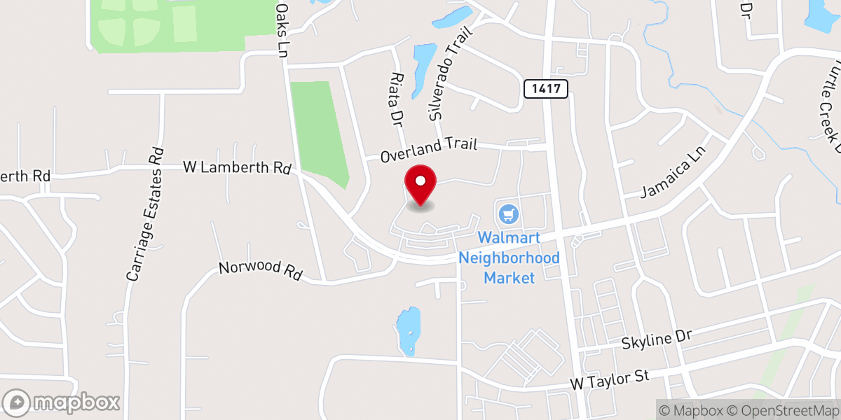 Map showing location of Sherman Bible Church