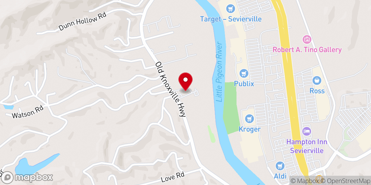 Map showing location of Mike Speck Ministries