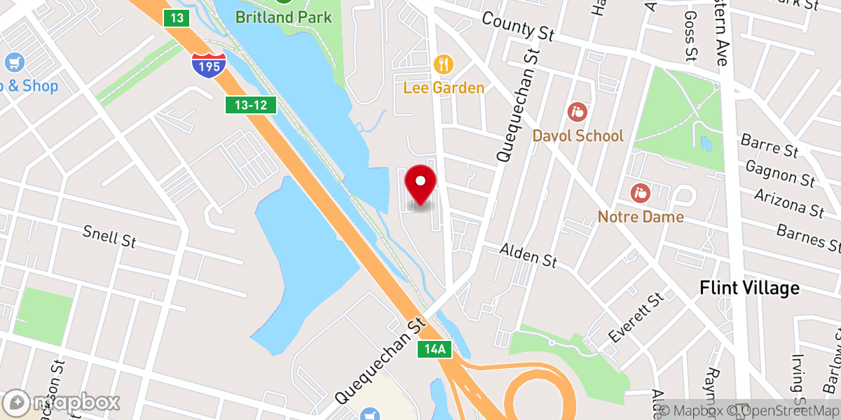 Map showing location of Evangelical Church