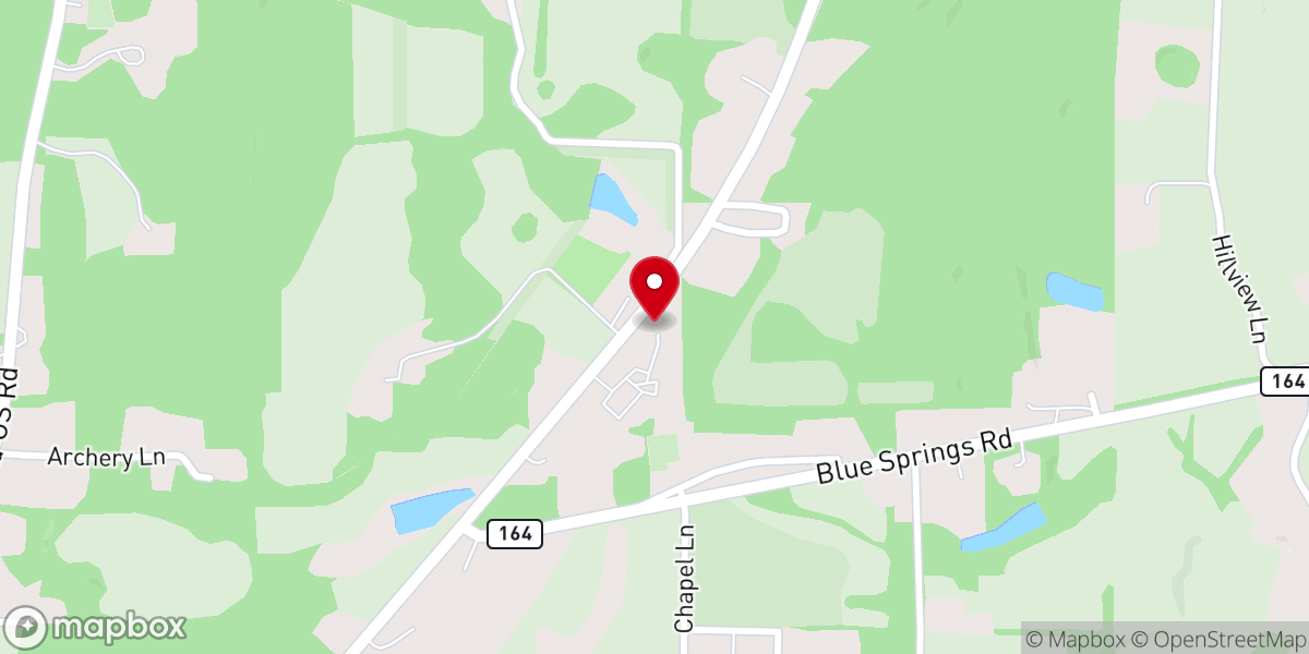 Map showing location of Chipola Baptist Association