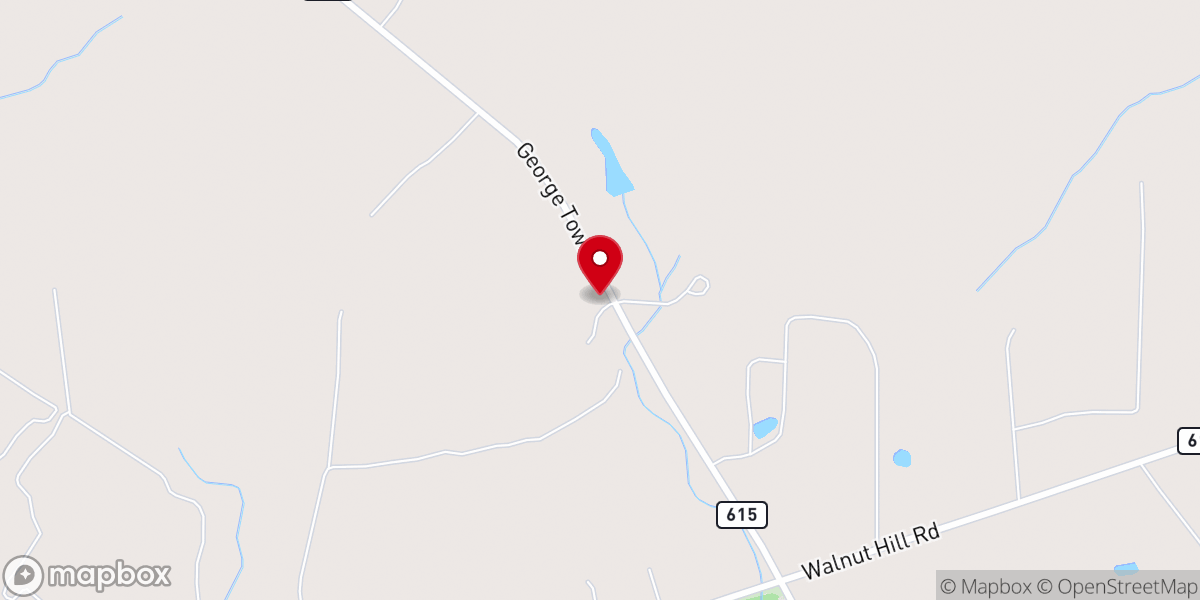 Map showing location of Faith Baptist Church