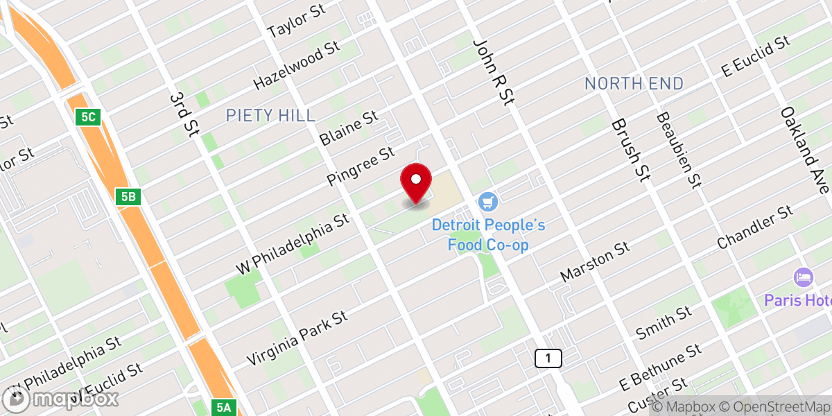 Map showing location of Breakers Covenant Church International
