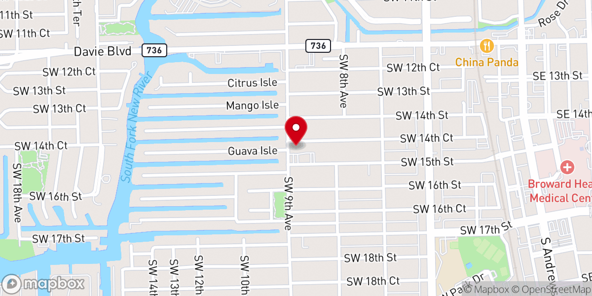 Map showing location of Sunshine Cathedral MCC