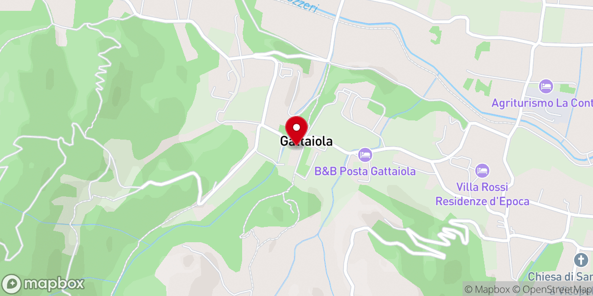 Map showing location of Chiesa di Sant'Andrea di Gattaiola