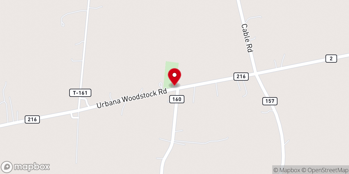 Map showing location of Jenkins Chapel Community Church