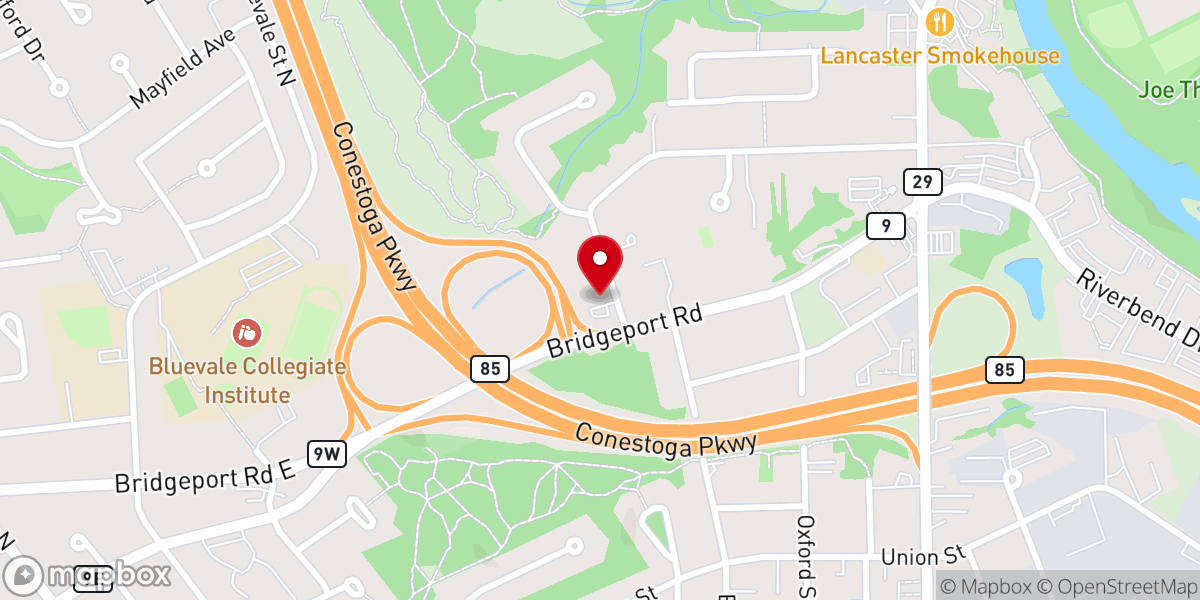 Map showing location of Church of the Lord Jesus Christ
