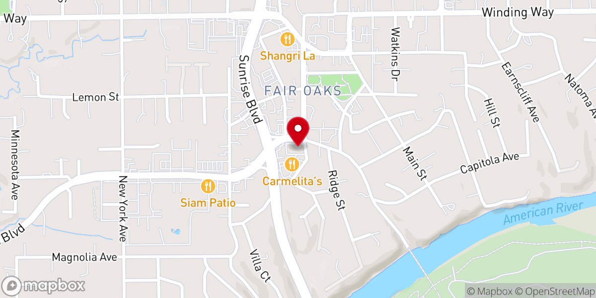 Map showing location of The Christian Community Church