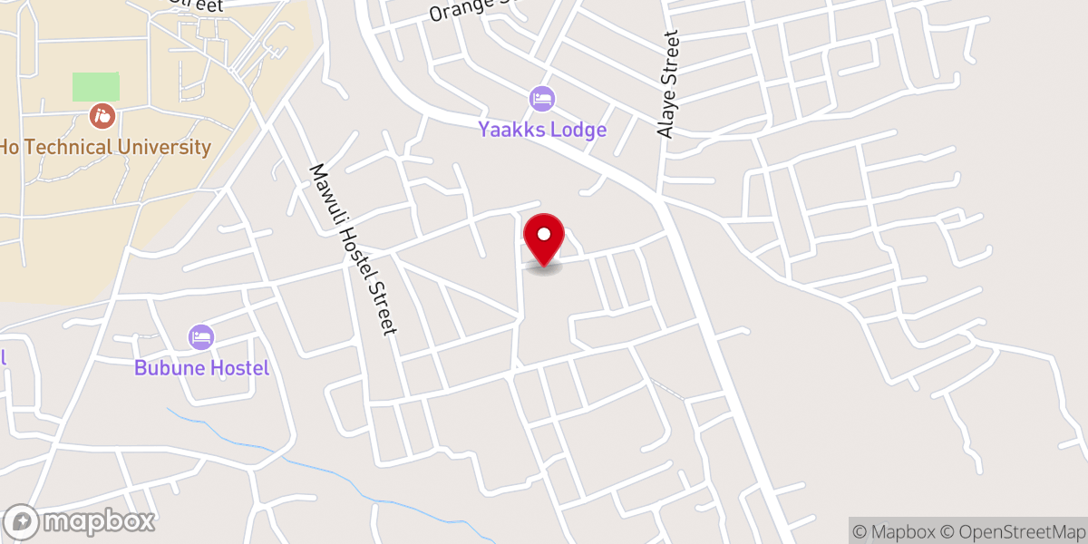 Map showing location of El-Bethel Prayer Centre