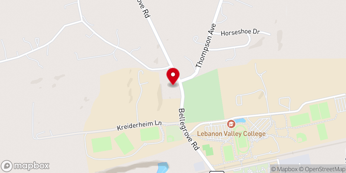 Map showing location of Bridge Faith Community