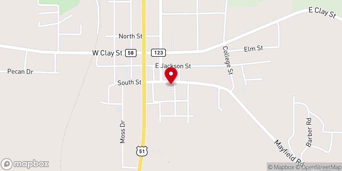 Map showing location of St Jude Catholic Church