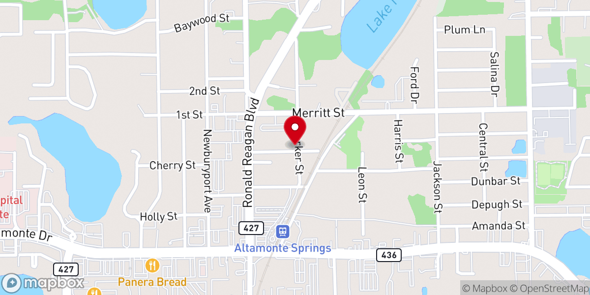 Map showing location of Williams Chapel Missionary Baptist Church
