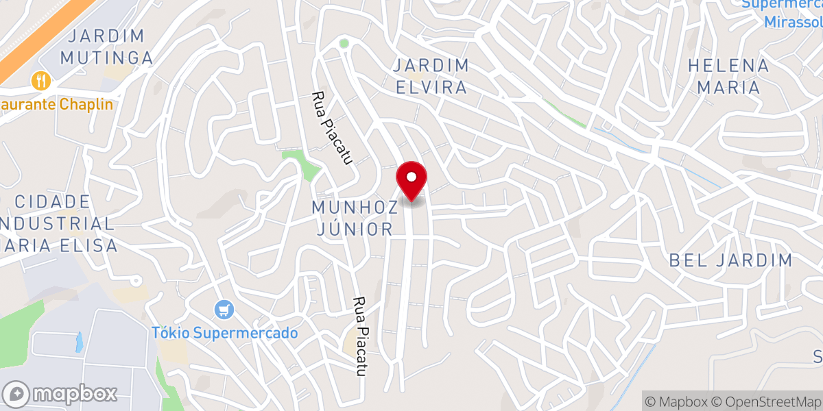 Map showing location of Igreja Ev Assembléia de Deus Min Mad Cpo Osasco