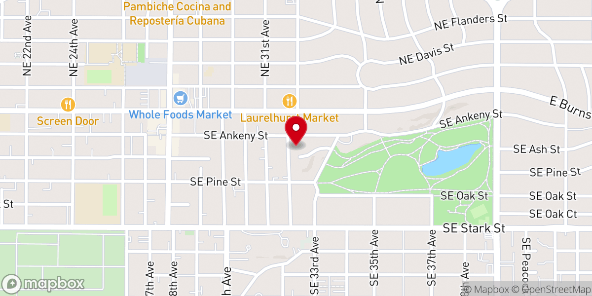 Map showing location of The Rose Church