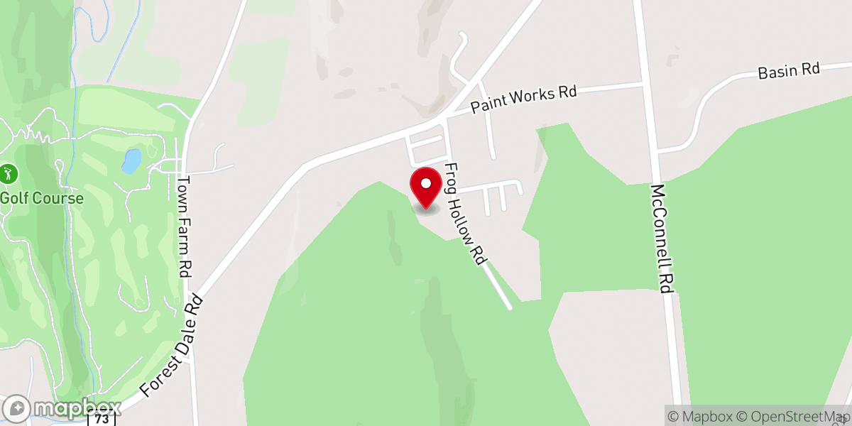Map showing location of Living Hope Church