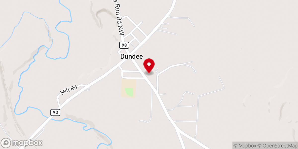 Map showing location of Dundee Church of God