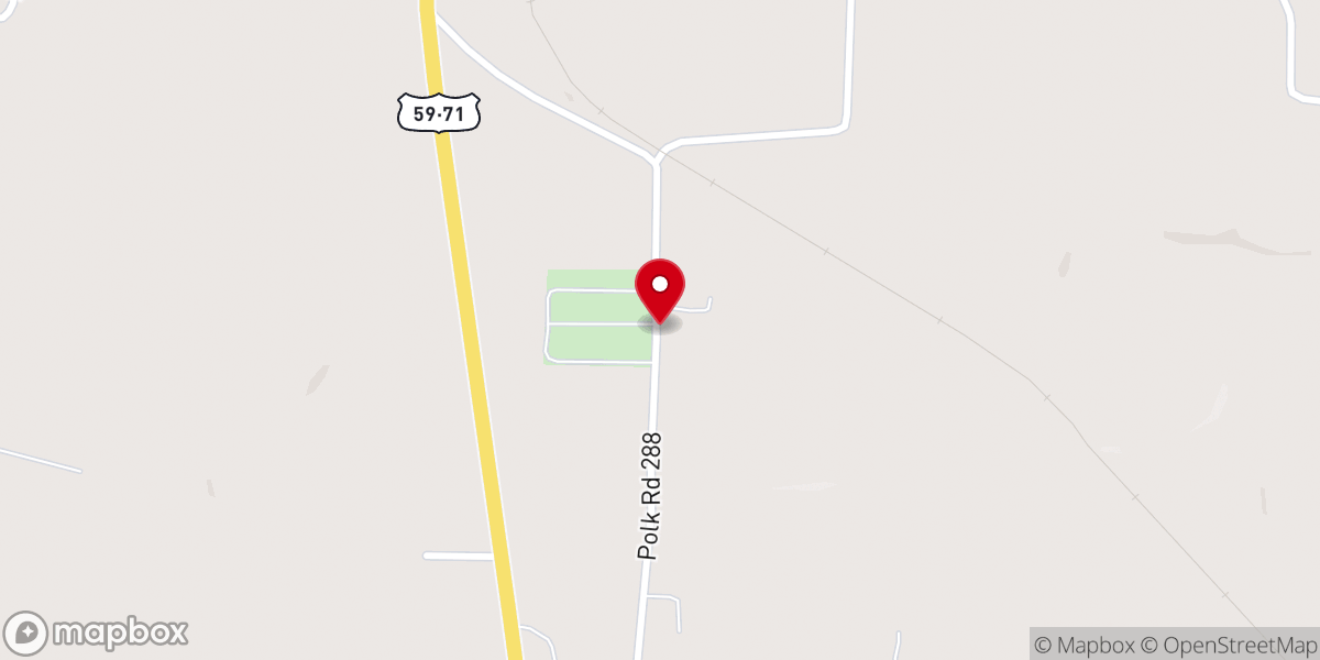 Map showing location of Pleasant Grove Church