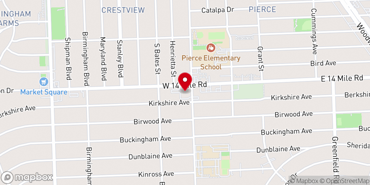 Map showing location of Ascension of Christ Lutheran Church & Child Care