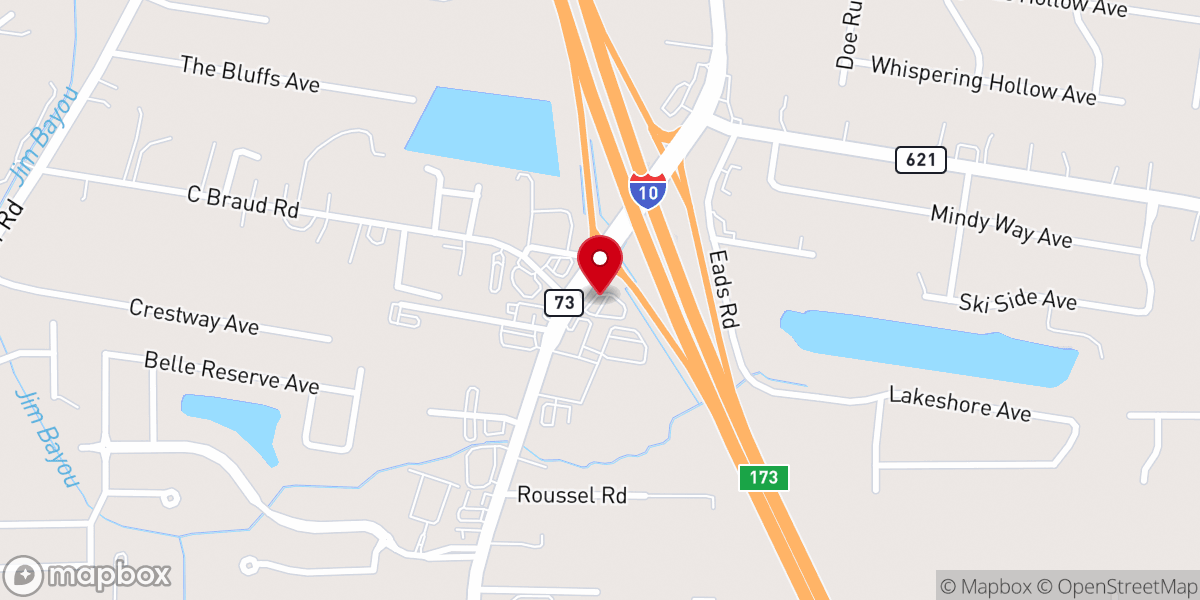 Map showing location of Triplet’s Blue Store Chicken