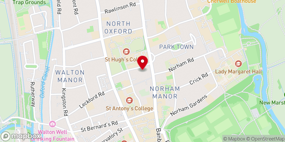 Map showing location of The Orthodox Church of the Holy Trinity and the Annunciation