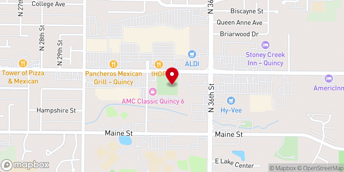 Map showing location of Venerable Augustus Tolton grave