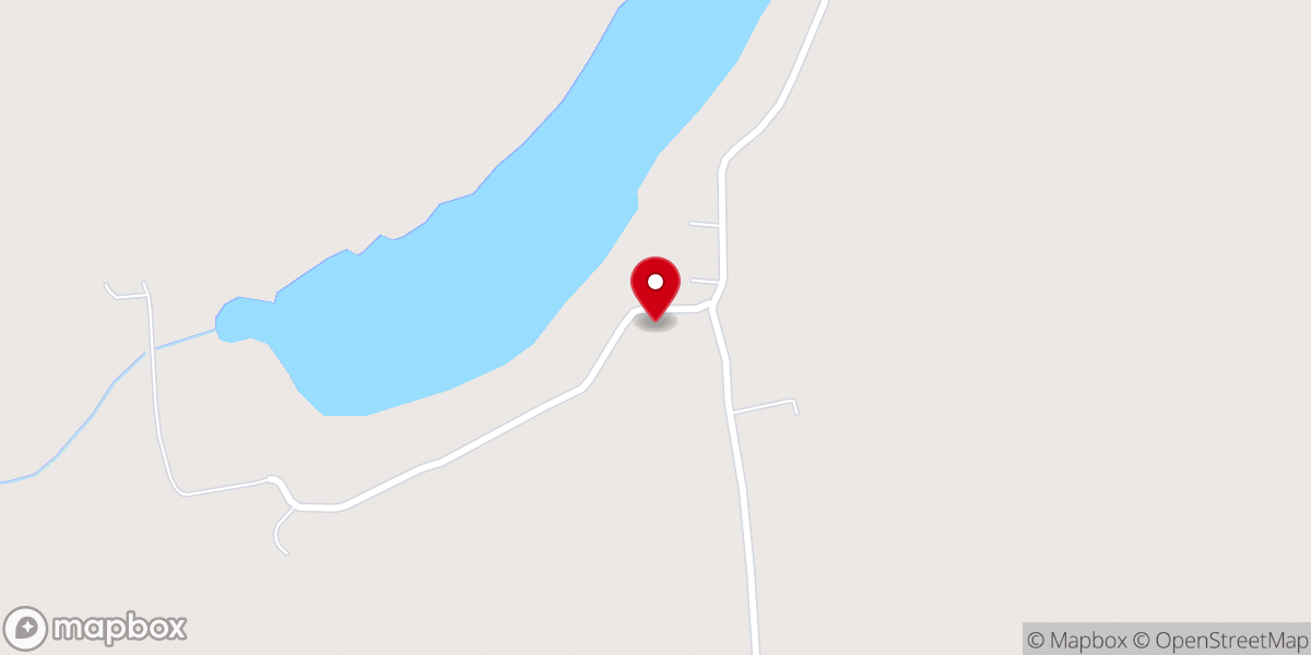 Map showing location of New Eagle Church