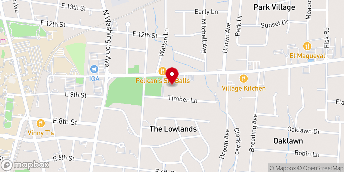 Map showing location of Cookeville First Cumberland Presbyterian Church