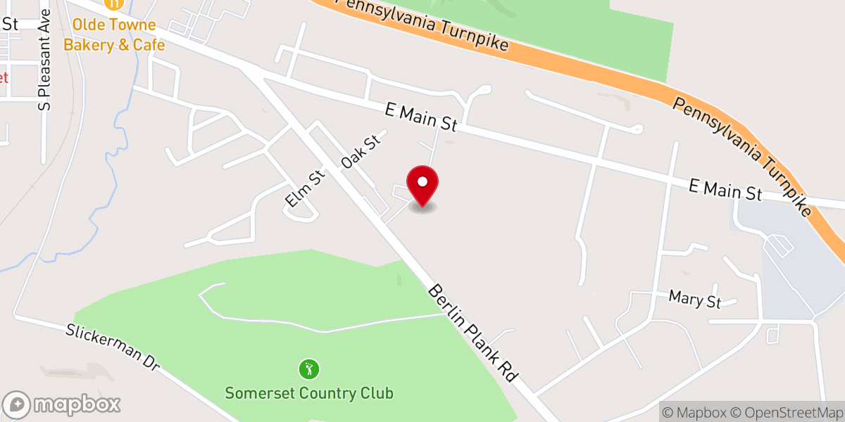 Map showing location of Living Hope Church