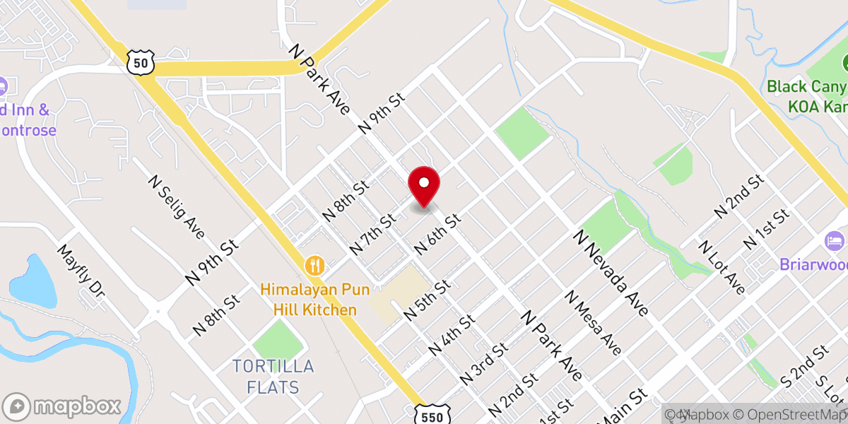 Map showing location of Cornerstone Apostolic Church